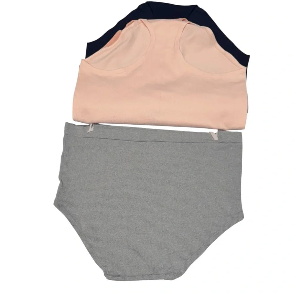 LAURA ASHLEY 5 Pack Stretchy Soft Comfy Scallop Trim Panties NWT 3X - Picture 10 of 11